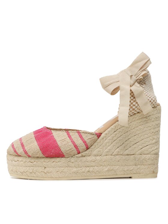 Manebi Espadryle Manebi Wedge Espadrilles G 4.5 Wv Beżowy