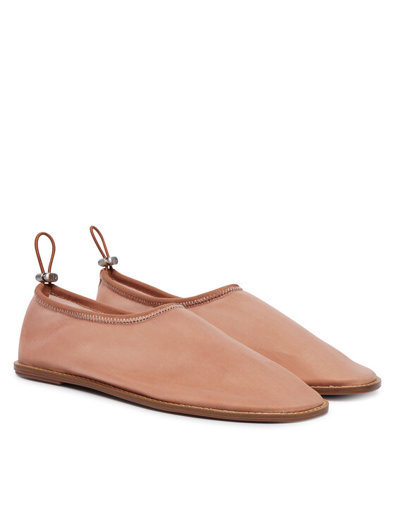 Calvin Klein Μπαλαρίνες Calvin Klein Stretch Ballerina Shoe Spac Mesh HW0HW03041 Κοραλλί