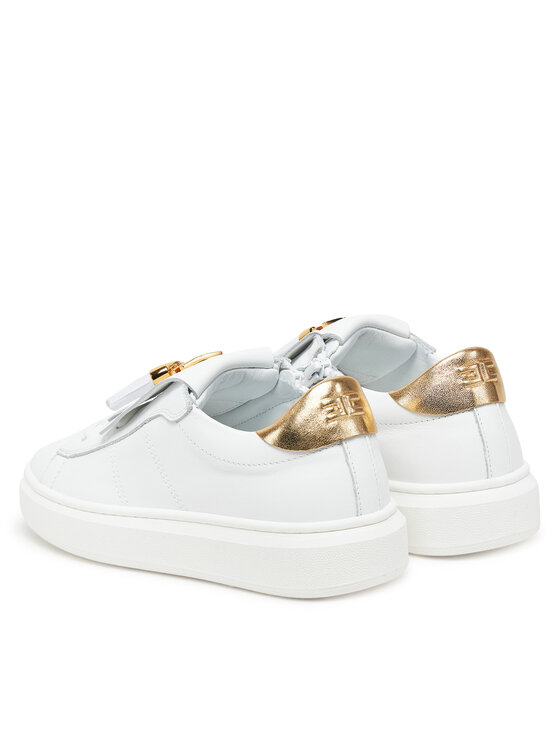 Elisabetta Franchi Sneakersy Elisabetta Franchi F4-A9E-0232 Biela