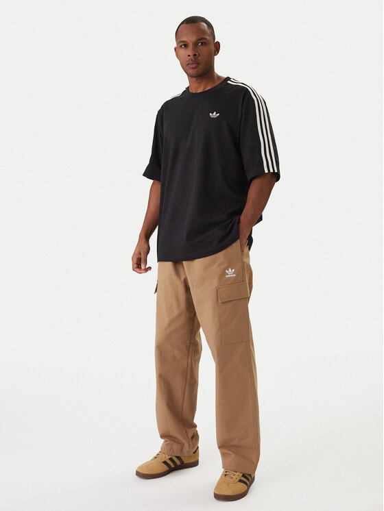 adidas adidas T-shirt adicolor 3-Stripes KD4095 Nero Oversize