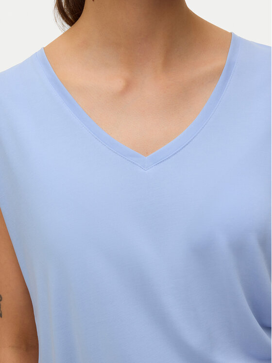 Vero Moda Vero Moda Camiseta Filli 10247666 Celeste Relaxed Fit
