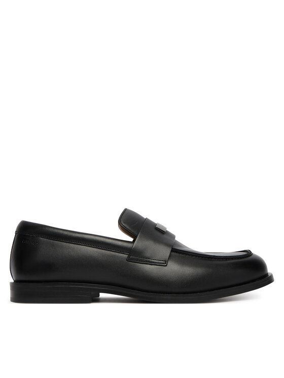 Calvin Klein Īsi apavi Calvin Klein Ess Rubber Loafer Hw Plaq Va Lth HM0HM02177 Melns