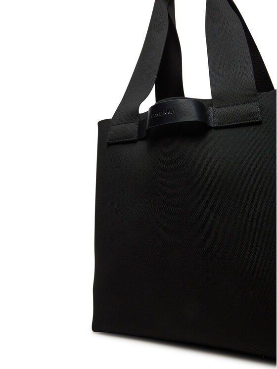 Calvin Klein Torba Calvin Klein Ck Ease E/W Tote Knit K50K512892 Czarny