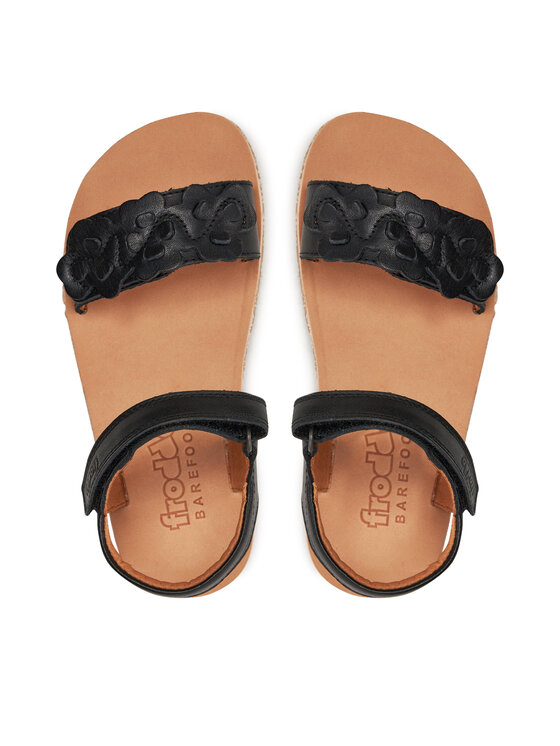Froddo Босоніжки Froddo Barefoot Flexy Flowers G3150265-4 S Чорний