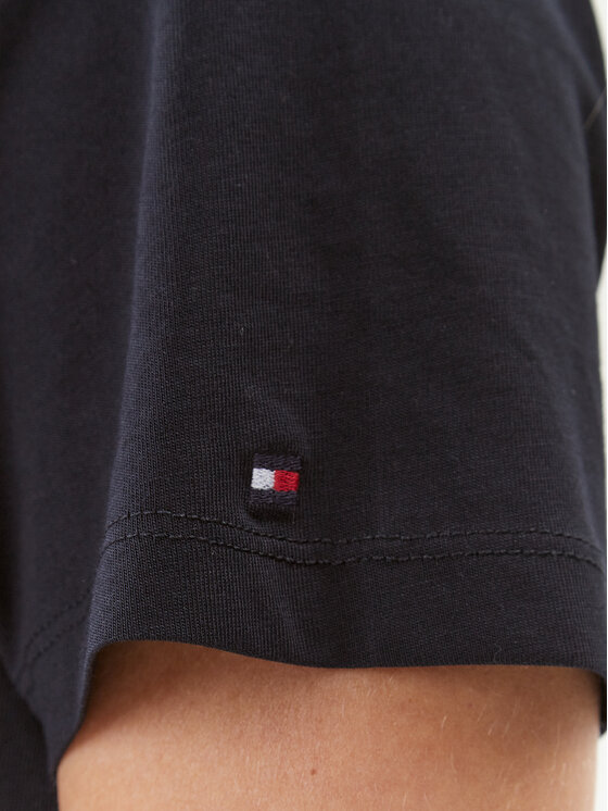 Tommy Hilfiger Tommy Hilfiger T-Shirt Heritage C-Nk WW0WW31999 Dunkelblau Regular Fit
