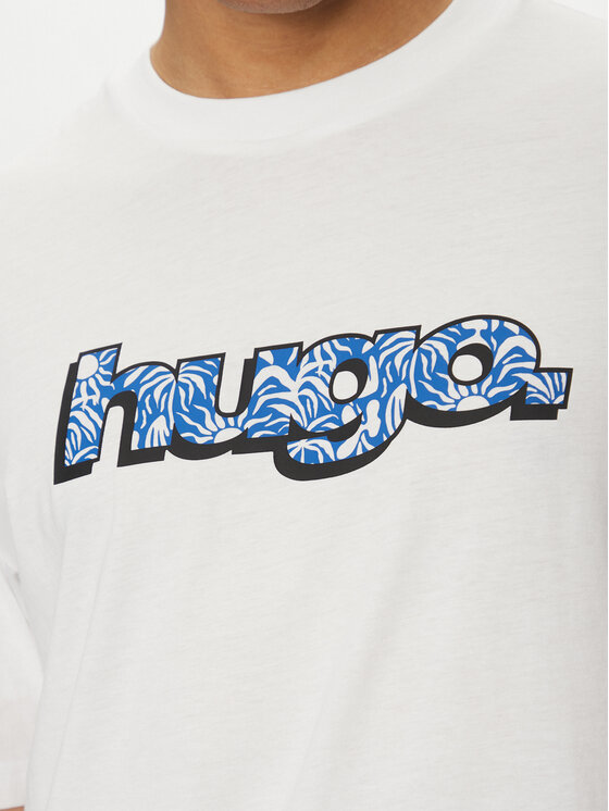HUGO HUGO T-shirt Nugibol 50542932 Bijela Regular Fit