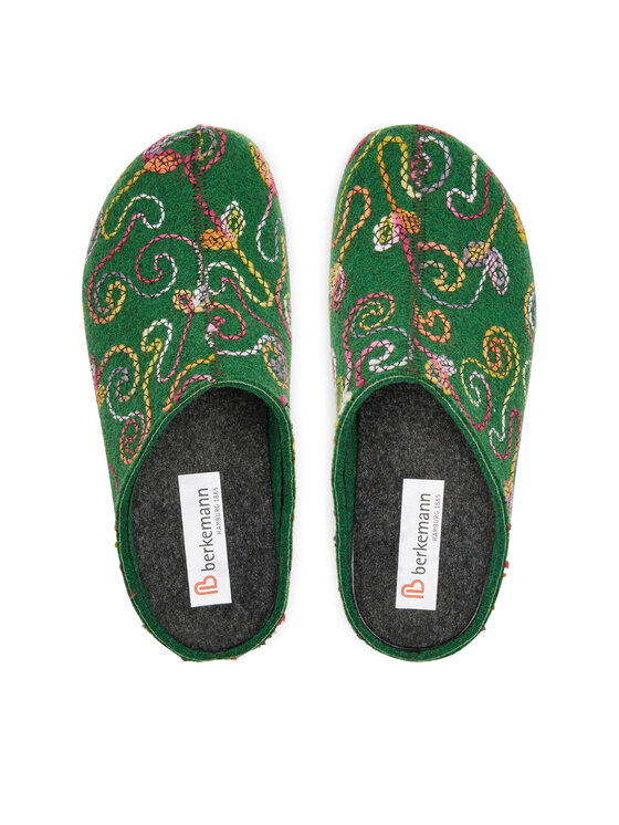Berkemann Papuče Berkemann Donata 01028 Zelená