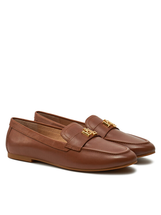 LAUREN RALPH LAUREN Loafersy LAUREN RALPH LAUREN 802946808002 Brązowy
