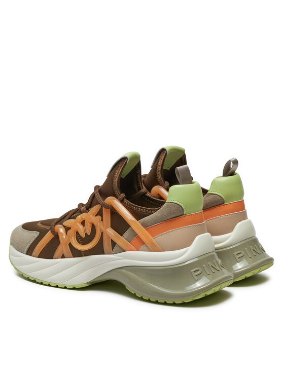 PINKO Sneakersy PINKO Ariel 01 SS002 3T01 Hnědá