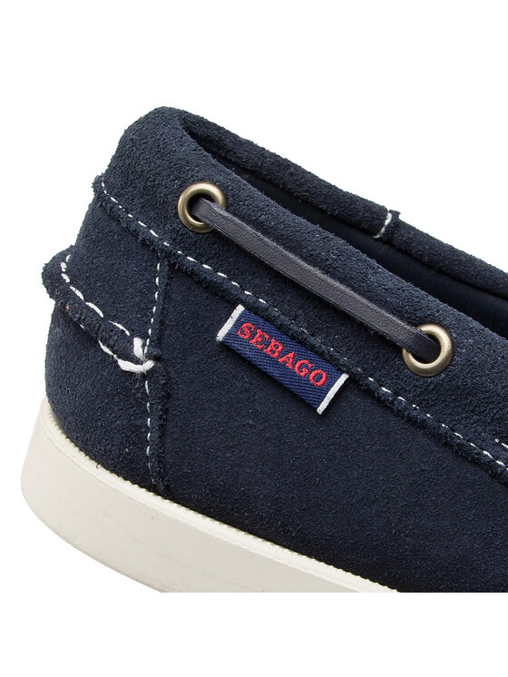 Sebago Mocasini Sebago Docksides Portland Suede 7000G90 Bleumarin