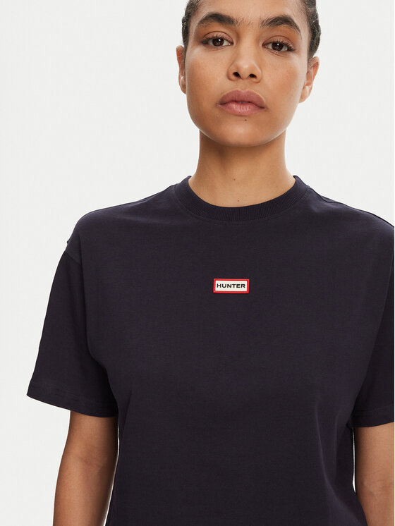 Hunter Hunter Футболка Leona HARW0070251 Cиній Boxy Fit