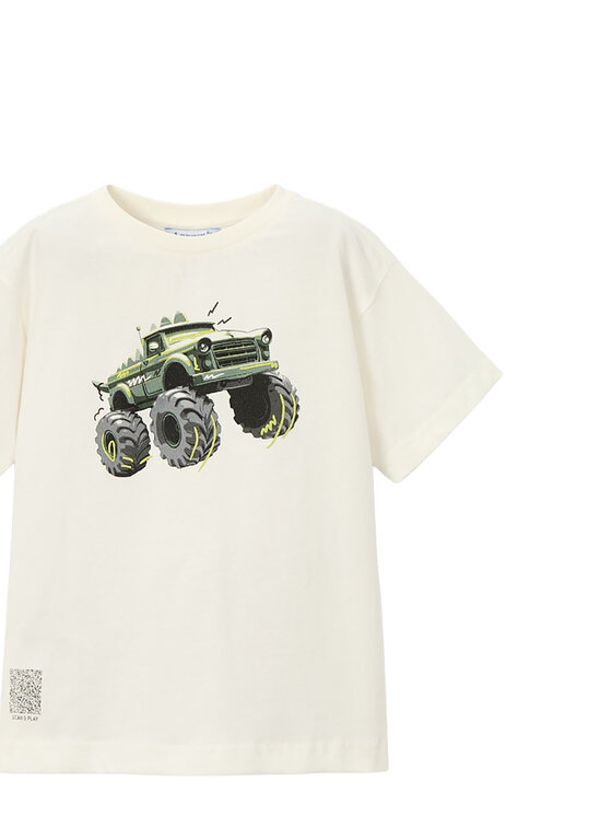 Mayoral Mayoral Camiseta 3069 Blanco Regular Fit