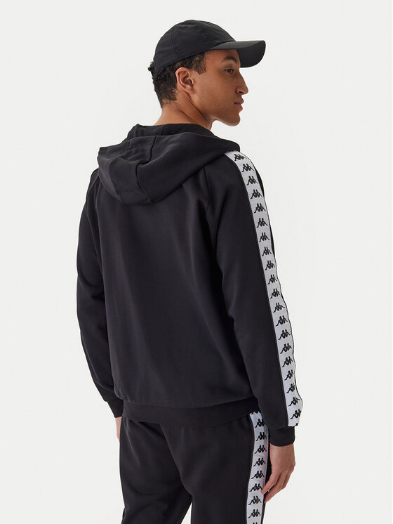 Kappa Kappa Sudadera Banda Zamin 3 331U3ZW Negro Regular Fit
