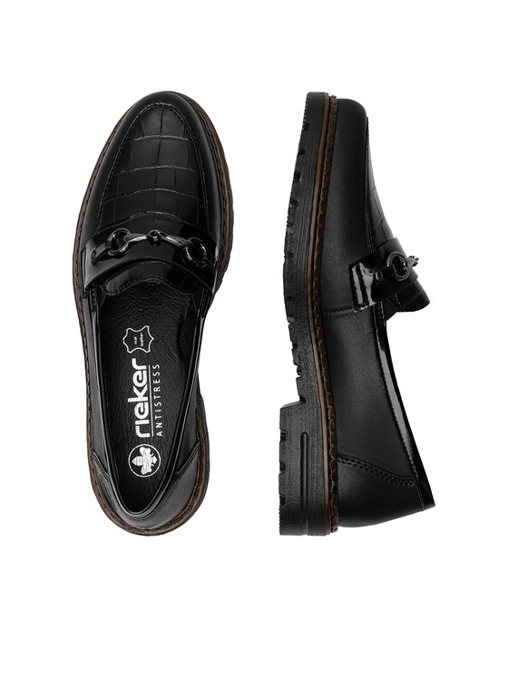 Rieker Loafers Rieker 54862-01 Negru