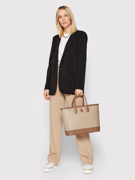 Trussardi Rankinė Trussardi Clavel Weekender 75B01308 Smėlio