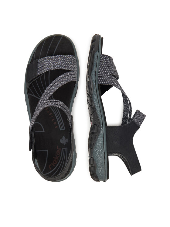 Rieker Sandali Rieker 68871-00 Nero
