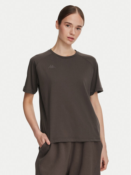 Kappa Kappa T-shirt 34258QW Smeđa Regular Fit