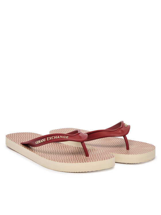 Armani Exchange В'єтнамки Armani Exchange XUQ002 XV676 M5145 Бордовий