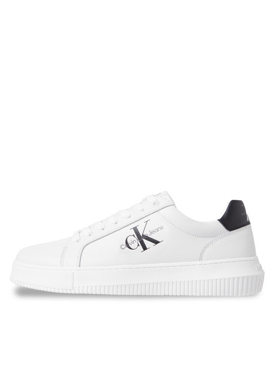 Calvin Klein Jeans Laisvalaikio batai Calvin Klein Jeans Chunky Cupsole Monologo YM0YM00681 Balta