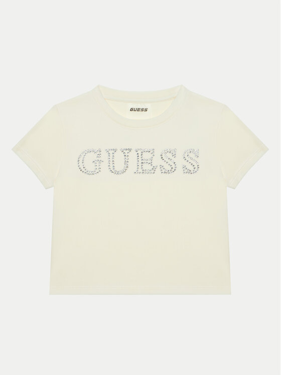Guess Guess Футболка J4YI48 KBXI2 Écru Regular Fit