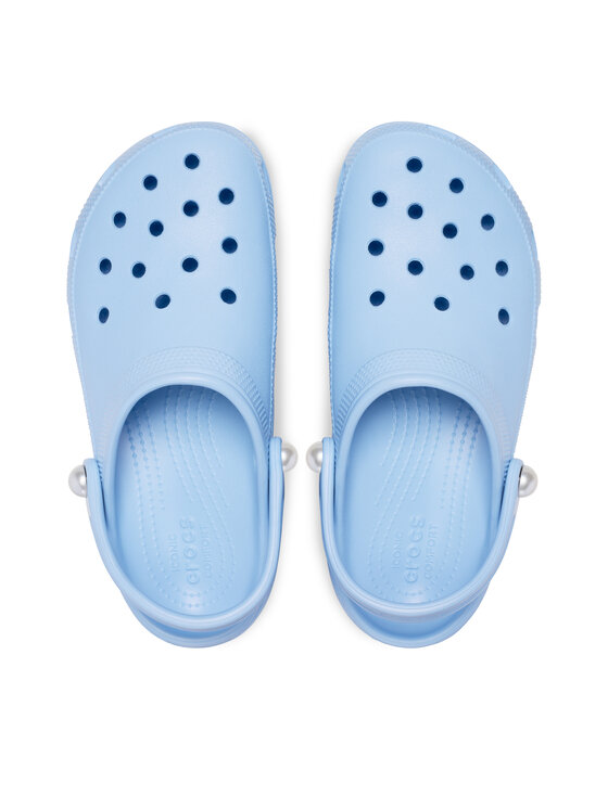 Crocs Шльопанці Crocs Classic Platform Pearl Clog 211231 Голубий