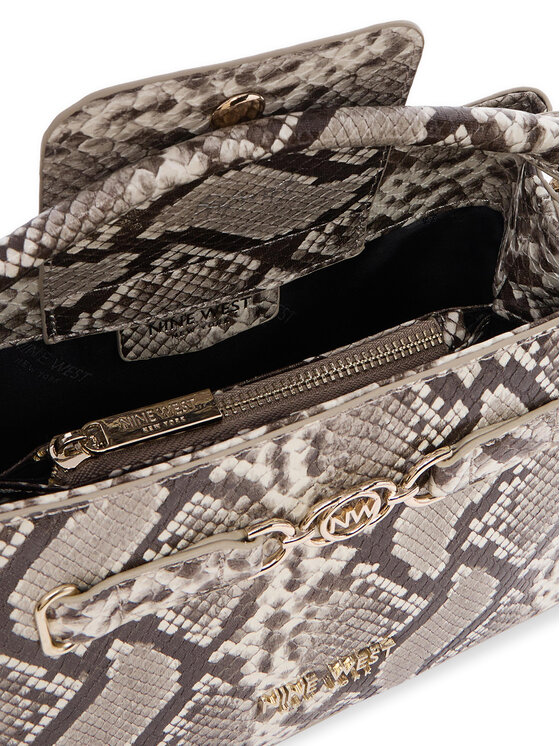 Nine West Kabelka Nine West EO-CITY GRACE-LDA9420 SNAKE Šedá