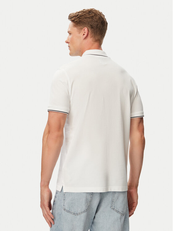 Beverly Hills Polo Club Beverly Hills Polo Club Поло P-SS26M-P42561 Білий Regular Fit