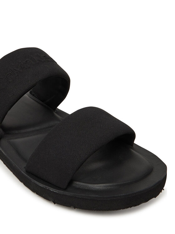 Calvin Klein Natikači Calvin Klein Double Strap Cv Logo HM0HM01801 Črna