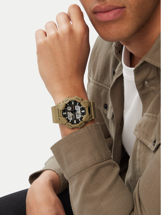 G-Shock Годинник G-Shock GA-010-5AER Бежевий
