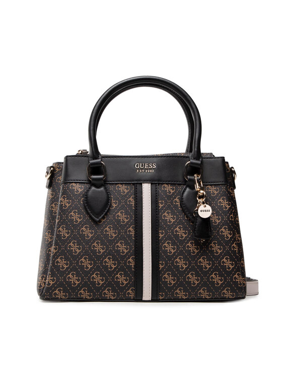 Guess Kabelka Guess Kastina 3 Compartment Satchel HWSG84 05060 Hnedá