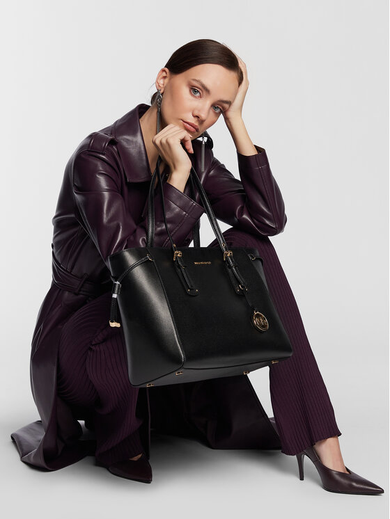 MICHAEL Michael Kors Ročna torba MICHAEL Michael Kors Voyager 30H7GV6T8L Črna