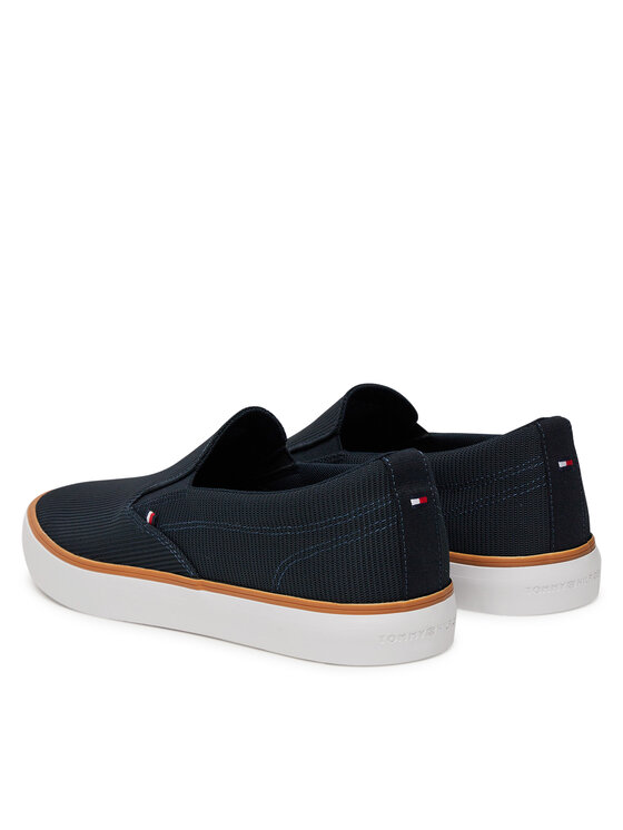Tommy Hilfiger Zapatillas de tenis Tommy Hilfiger Th Hi Vulc Core Low Ii Slipon FM0FM05514 Azul marino