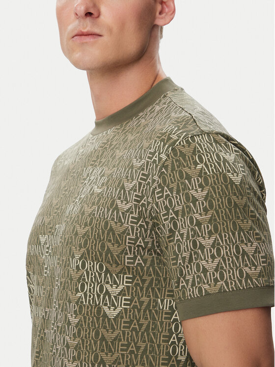 EA7 Emporio Armani EA7 Emporio Armani Camiseta 7M002819 AF12874 F7011 Verde Regular Fit