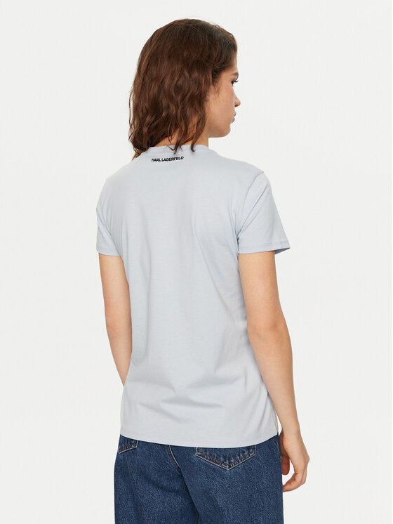 KARL LAGERFELD KARL LAGERFELD T-shirt A1W17117 Plava Regular Fit