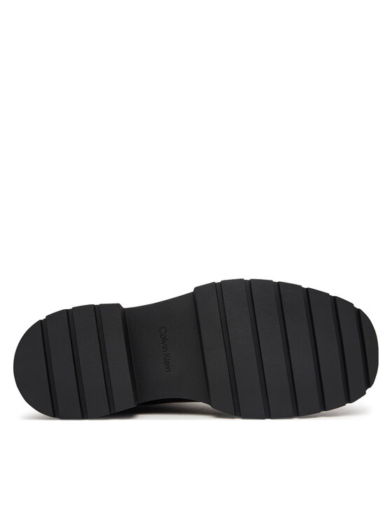 Calvin Klein Štibletai Calvin Klein Chunky Mid Chelsea Boot Lth YW0YW01909 Tamsiai ruda