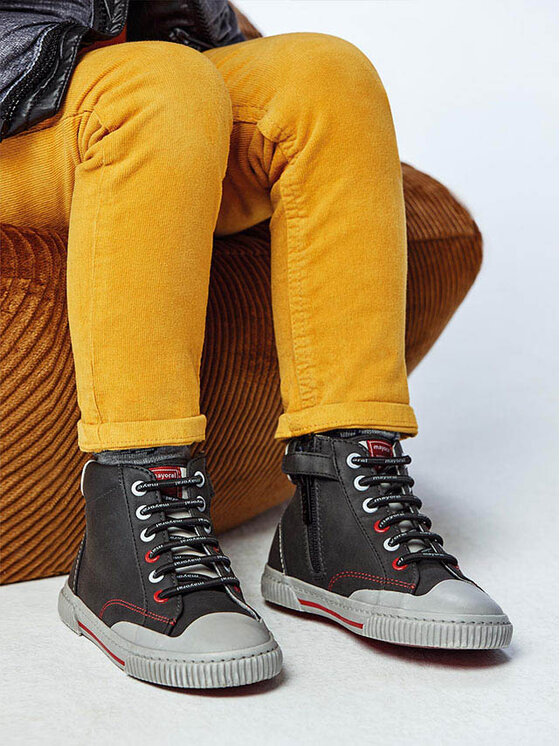 Mayoral Šnurovacia obuv Mayoral 44273 Sivá