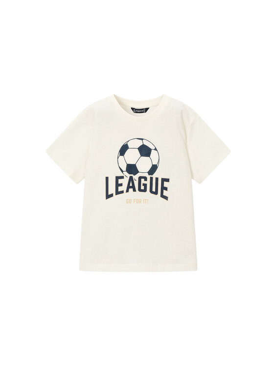 Mayoral Mayoral Camiseta 3074 Blanco Regular Fit
