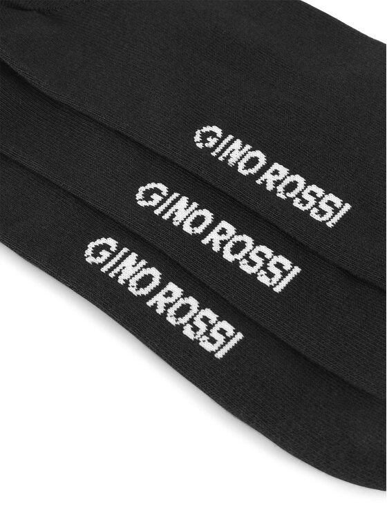 GINO ROSSI Īsās zeķes GINO ROSSI CEO_AS_GR_3MB_001S-AW26 (3-PACK) Melns