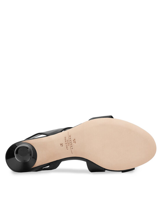 Weekend Max Mara Босоніжки Weekend Max Mara Zigano 2415521015600 Чорний
