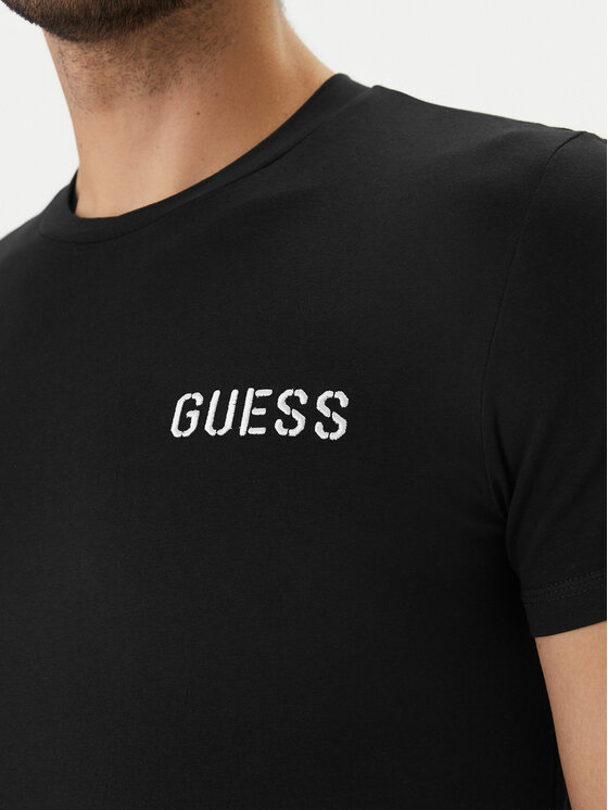 Guess Guess Camiseta U6GM03 K6YW1 Negro Slim Fit