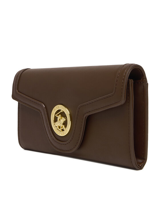 Beverly Hills Polo Club Гаманець Beverly Hills Polo Club CWBEO-BHPC-W1-010-SS26 Коричневий
