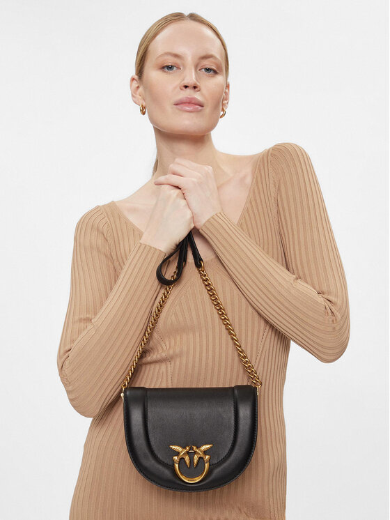 PINKO Сумка Pinko Love Round Click Mini AI 23-24 PLTT 101969 A0QO Чорний
