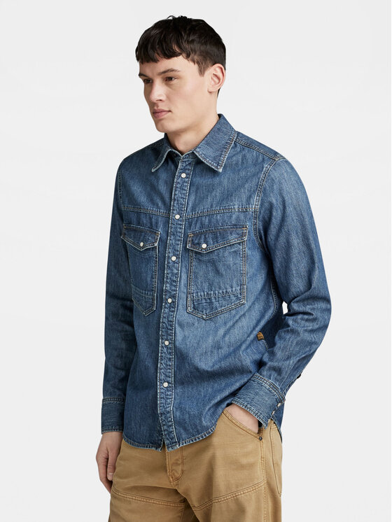 G-STAR G-STAR camisa vaquera Dakota D23006-D539 Azul Regular Fit