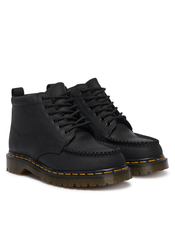 Dr. Martens Черевики Dr. Martens Lowell Chukka 6 Eye Crazy Horse DM43680001 Чорний