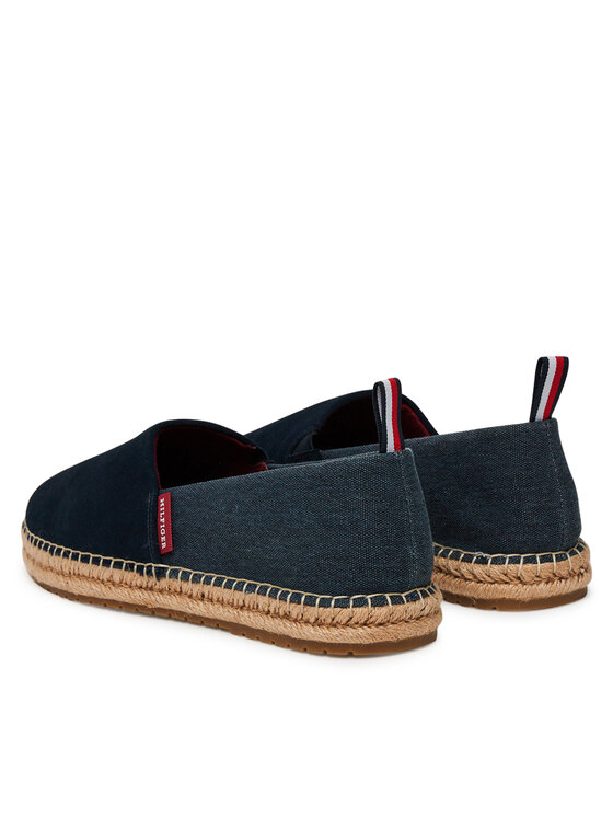 Tommy Hilfiger Espadrile Tommy Hilfiger Hilfiger Flex Mix Espadrille FM0FM05497 Tamnoplava