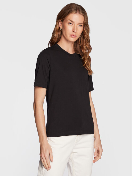 Gina Tricot Gina Tricot T-shirt Basic 17937 Nero Regular Fit