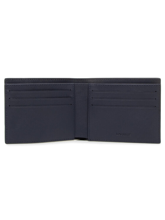 Lacoste Peněženka Lacoste Small Billfold NH1115FG Tmavomodrá