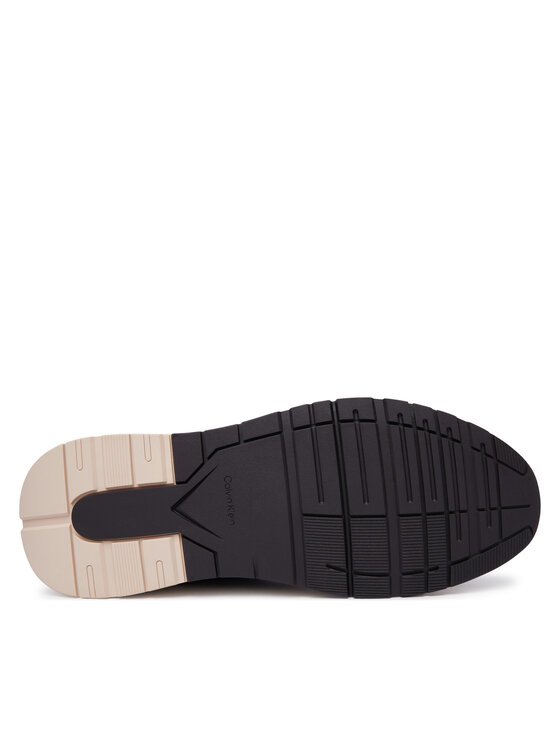 Calvin Klein Sneakersy Calvin Klein City Runner Laceup Lth Mix HM0HM02309 Bordová