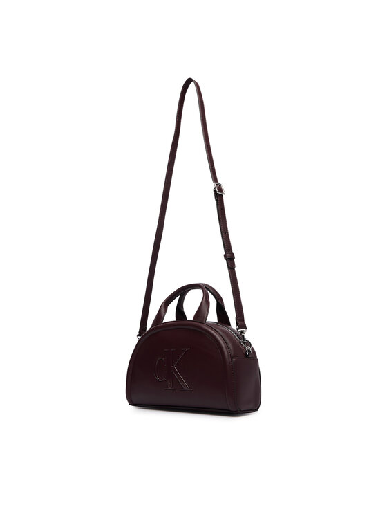 Calvin Klein Borsetta Calvin Klein Bold Ck Dome Crossbody LV04F3895G Bordeaux