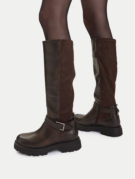 JENNY Čižmy JENNY CEO-WS6211-10 Hnedá